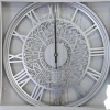 Black hollowed-out Arabic calligraphy wall clock Item Picture